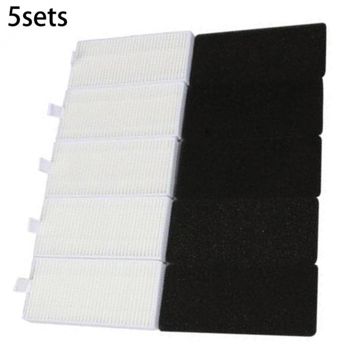 5 Sets Filter Sponge For IKOHS NETBOT S15 Robot Black + White Vacuum Cleaner Accessories Sweeper accessories Haipa sponge 11*5cm