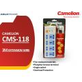 camelion extension board Wire CMS-118 8 SOCKETS WITH 3M WIRE. 