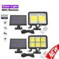 120 LED IP65 Waterproof LED Solar Wall Light LED Solar Light Remote Control Motion Sensor Solar Lamp Outdoor Garden Lamp Street Lamp. 