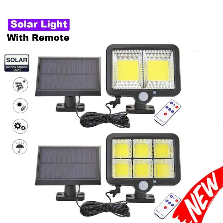 120 LED IP65 Waterproof LED Solar Wall Light LED Solar Light Remote Control Motion Sensor Solar Lamp Outdoor Garden Lamp Street Lamp