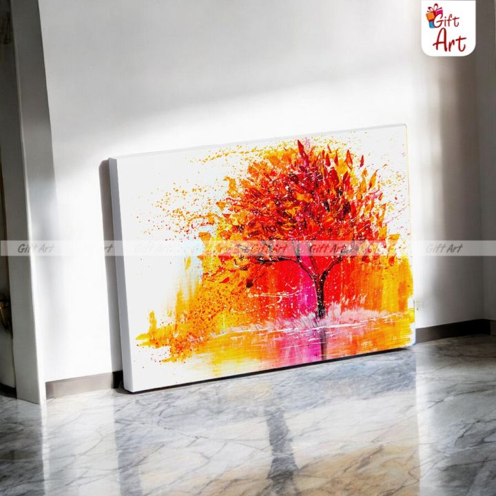 Gift Art UV Printed Canvas Winter Tree Art | Perfect for Cozy Home Decor | Choose from Various Sizes
