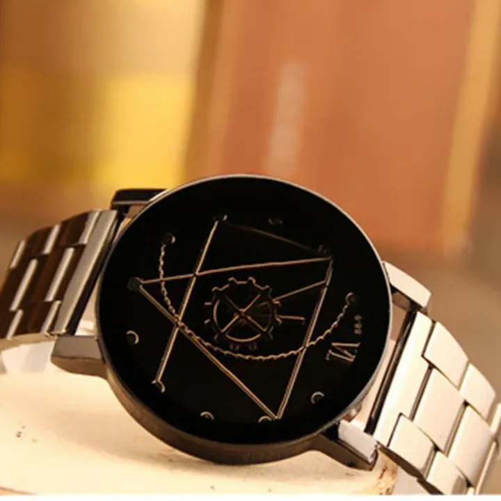 Classic%20Analogue%20Minimalist%20Round%20Black%20Dial%20Latest%20Generation%20Stainless%20Steel%20Linked%20Chain%20Black%20Strap%20Stylish%20Wrist%20Watch%20for%20Men%20and%20Boys%20-%20IIKBKMEN%20-%20Image%204