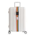 【Footprint】 Travel Luggage Strap Adjustable Luggage Strap With Safety 3 Digits Password Number Lock Rainbow Color Belt Strap Lock. 