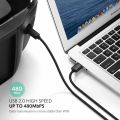 Printer cable USB A to USB Type B 2.0 100 % Branded Cable Type C Printer Scanner Cord Compatible for MacBook Pro, HP Canon Printers and More (4FT, Black). 