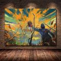 Video Game Disco Elysium Game Character Scene Map Art Poster Canvas Painting Wall Print Picture for Living Room Gamer Home Decor. 