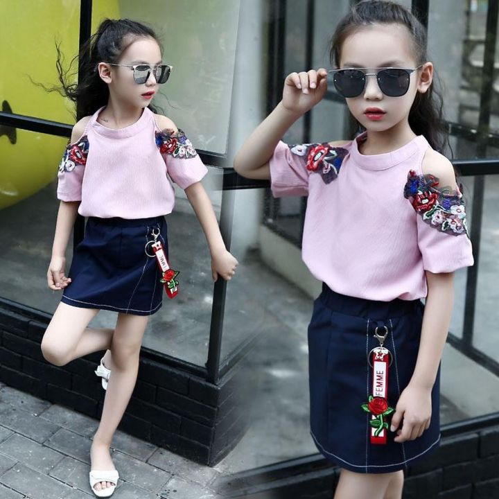 Baby girl black denim skirt best sale