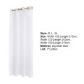 Tulle Curtains Waterproof Sunscreen Polyester White Sheer Pergola Drapes for Porch. 