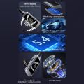 （New）Porui LED Diplay Wirele Bluetooth 5.3 Headphone Neck Hanging Magnetic Headet Memory Collar Aborption Earphone Cable port In Ear Earphone with Mic. 