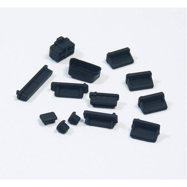 13Pcs/set Silicone Anti Dust Plug Cover Stopper dust plug laptop dust proof USB dust plug Computer Accessories