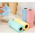 All-Purpose Disposable Reusable Kitchen Wipes Cleaning Cloths Mighty Cloths - 50 wipes per roll. 