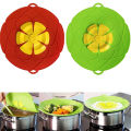 Silicone lid Spill Stopper Cover Pot Pan Cover Kitchen Accessories Cooking Tools Flower Cookware Utensil Kitchen Gadgets. 