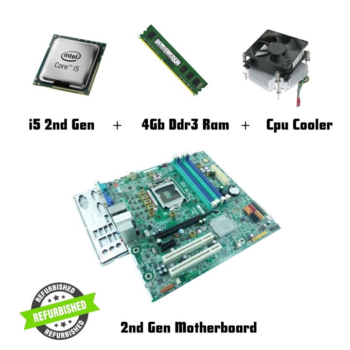 Lenovo 2nd Generation Motherboard With i5 CPU and 4Gb ram