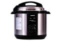 Original Geepas 6 Litre Electric Pressure Cooker GPC-307-6L Silver (2 Year Warranty). 
