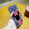 YIWESAN For Huawei Y6P Case Aesthetic Thin New Design Phone Case Fashion Cartoon Cute Minnie Square Edge Protection Softcase Pattern Silicone Casing Cover Shockproof Cases. 