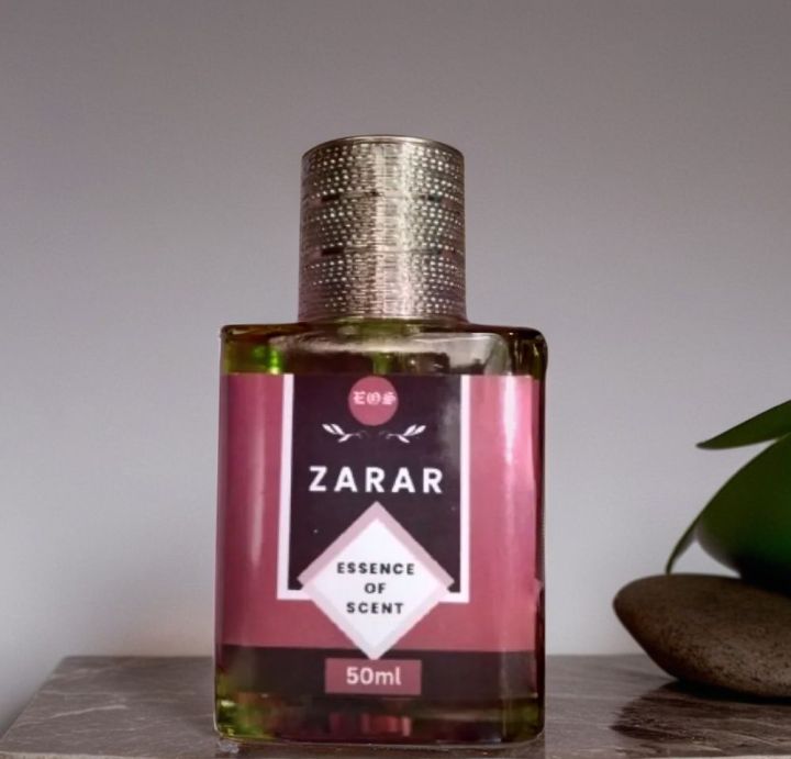 Zarar Perfume with Luxury Box | Branded & Long Lasting Fragrance | 50 ml | Essence of Scent