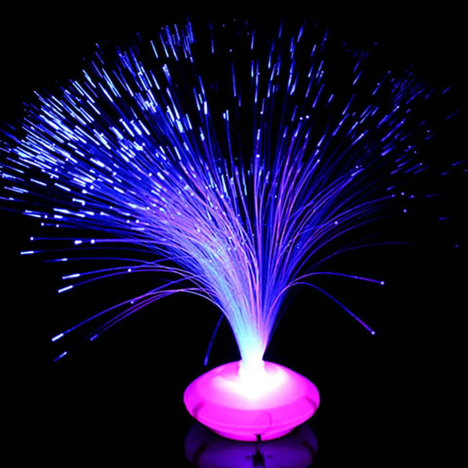 thumbnail image 2 of Sensory Fiber Optic Lamp - LED Color Changing With Cone Base 2 of 13