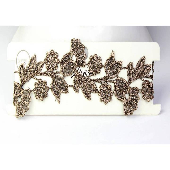 Lovisa Lace Black Golden Choker For Women, Girl, Her