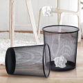 Round Net Metal Dustbin Dustbin Metal Jali Dustbin Black Jali Waste Paper basket Office Basket Three Sizes. 