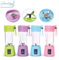 USB Chargeable Juicer Blender Fruit Mixing Machine 6 Blades 380 ml Mini Portable Juicer Blender Milkshake Smoothie Maker. 