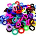 Pack Of 25 Ponies Hair Ties / Pony / Colorful ponies For girls Hair Ties for Women - rubber bands for hair，No damage and seamless hair band， Ponytail holder, pure cotton hair accessories， elastic hair bands for women and girls hair. 