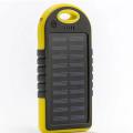 6000mAh Polymer Battery Solar Power Bank Waterproof Solar Camping Portable Mobile Phone Charging Station. 