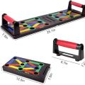 Professional Pushup Board 9 In 1 Foldable  – Multi functional ABS Pushup Exercise Body Building Rack, Push-up Fitness Equipment Stand For Muscles, Triceps For Home And Outdoor, Multipurpose Gym Training Workout Tool Device For Men Women. 