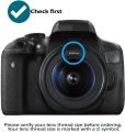 【3C VictoryEagle Store】58mm Lens Hood PANASONIC LUMIX G7 GX8 with 14-140mm G9 GX9 G80 G85 12-60mm Power O.I.S. Lenses. 
