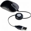 Targus Compact Mouse with Blue Trace Technology for Tracking and Retractable 2.5-Foot USB Cord Black and Gray (AMU75US) 100% Orignal Product. 