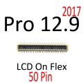 Touch Screen LCD Display FPC Connector For iPa Pro 12.9 inch 2015 2017 2018 2020 2021 On Motherboard Board Flex Cable Parts. 