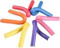 10 Pieces Flexi Curling Rods No Heat Hair Curlers Rod 9.45 Inch Hair Curlers for Medium and Long Hair (5 Colors). 