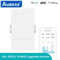 Aubess SONOFF POW Origin 16A Smart Power Meter Switch Overload Protector Relay Device Breaker Energy Monitoring for Alexa Google Home( POWR2 Upgrade Version). 