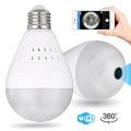Night Vision Camera 360 Degree Panoramic CCTV Security Wireless IP Wifi Light Bulb Camera V380 - Bulb Camera. 