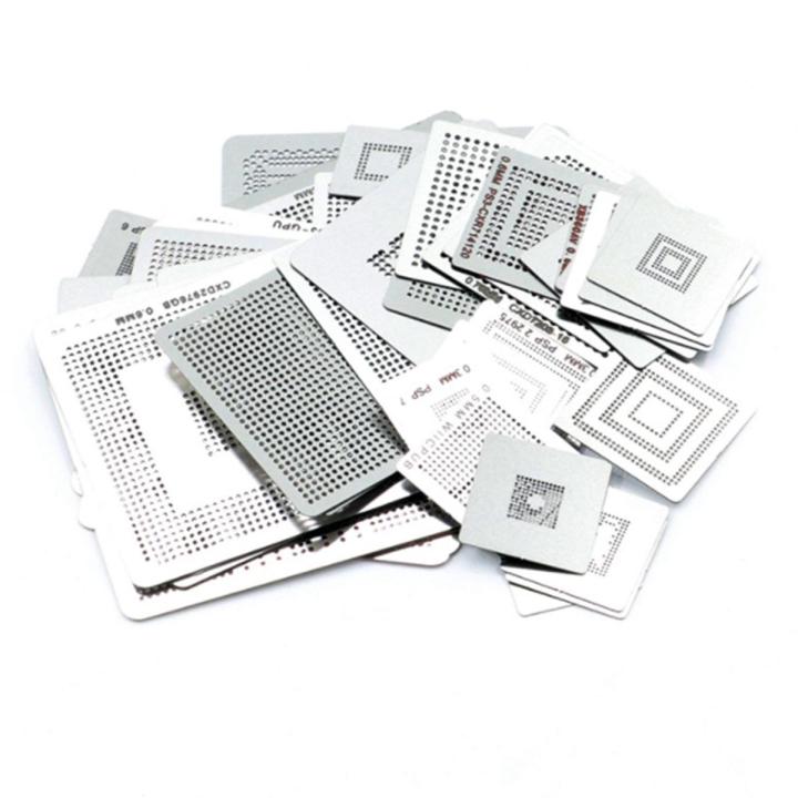 47Pcs Game Consoles BGA Stencil + BGA Jig for XBOX PS3-CPU WII GPU