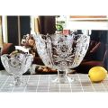 DELISOGA Glassware Ice Cream Set – 7 Piece Dessert Serving Set | Crystal Glass Fruit & Custard Bowls | Luxury Glassware for Ice Cream, Sweets, & Party Desserts. 
