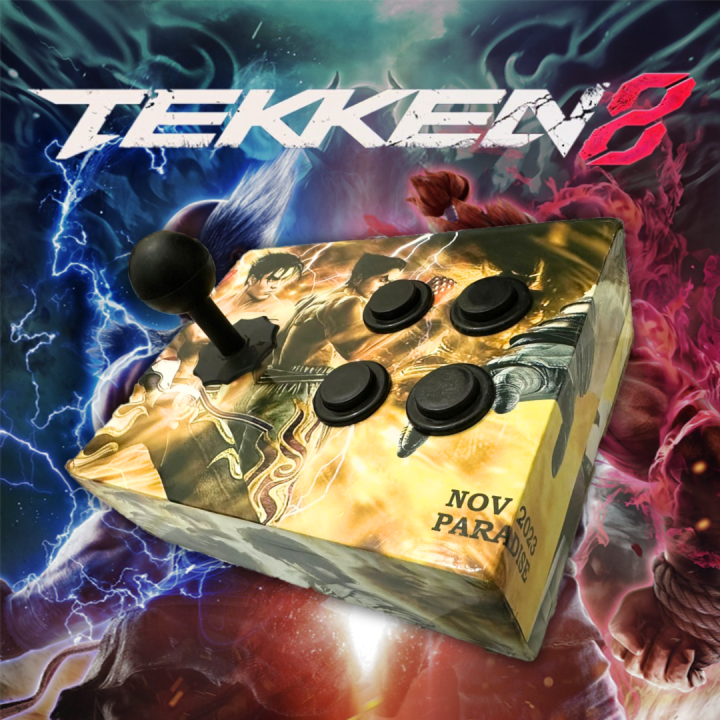 Usb Game Controller Joystick 4 Buttons Game Arcade Made Of Wooden Box Panel For PC Laptop Computer For Any WINDOWS PC