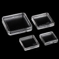 10PCS Square Clear Plastic Protector Containers Case For Token Board Game Holder Boxes Cards Collection. 