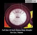 BOSS Full Size 12 Inch Car Woofer / Sub Woofer 1200 Watt Heavy Duty Base BS-1296 With High Tech Injection PP Cone. 