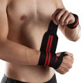Wrist Wraps for Men and Women Weightlifting ,Wrist Straps with Thumb Loops - 1 Pair Fitness Bands Workout Wrist Support for Gym, Crossfit, Powerlifting & Strength (Random Colour). 