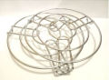 Stainless Steel Pan Stand - Heat Resistant Round Shape (20 cm). 