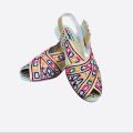 Multi colour pure peshawari chappal for ladies. 