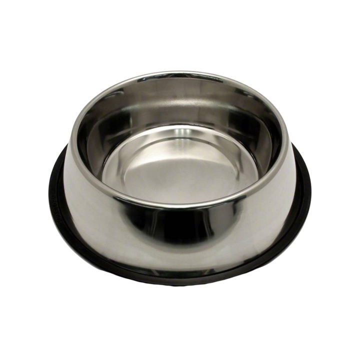 Dog Food Bowl - Large Size - Silver