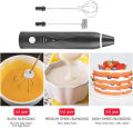 2 in 1 Electric Coffee Beater and Milk Frother | Handheld Egg Beater, Whisk Mixer – Coffee Maker Machine | USB Rechargeable – Dual Speed. 