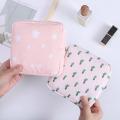 【HOT】 Women Sanitary Napkin Tampon Storage Bag Cute Sanitary Pad Pouches Portable Makeup Lipstick Key Earphone Data Cables Organize. 