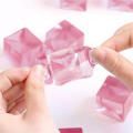 Mochi Ice Block Stress Ball Toy Ice Cube Snapper Cats Claw Stress Reliever Squeeze Toys TPR Transparent Squishy Toys For Kids Child Birthday. 