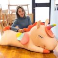 Iruriuiyt 120cm Kawaii Unicorn Plush Toys Soft Stuffed Dolls Animal Horse Pillow Cousion For Girls Birthday Gift Kids Toy. 