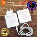 Xiaomi MI 33 Watt Turbo Fast Charger Original with Type C cable | Xiaomi MI 33W Quick charger. 