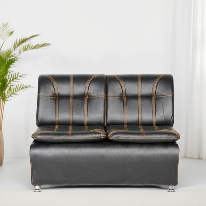 Puffy Sofa -2 seater-Black