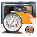 Oven Thermometer 50-300°C/100-600°F, Oven Grill Fry Chef Smoker Thermometer Instant Read Stainless Steel Thermometer Kitchen Cooking Thermometer for BBQ Baking. 