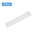 5Pcs Useful 0.5mm Wire Size Spring Steel Coil 304 Stainless Steel Silver Tone Compression Spring Telescopic Spring Shop and Home Repairs. 