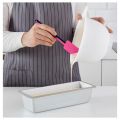 IKEA GUBBRÖRA Rubber spatula 25 CM, Plastic handle & Silicone rubber blade, white for cake decoration for BBQ – Large Size Lifestyle. 